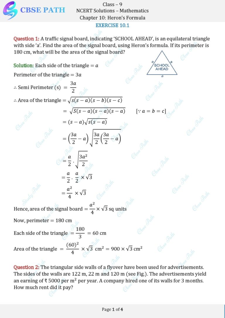 math class 10 ch 9