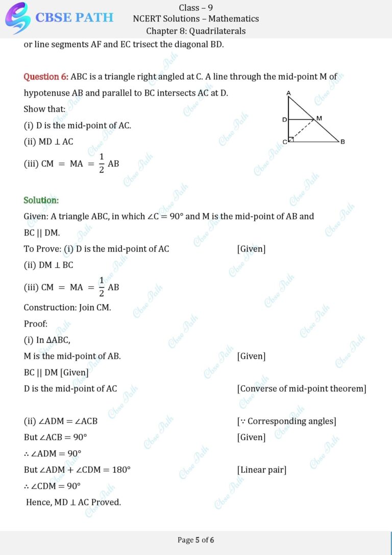 NCERT Solutions For Class 9 Maths Exercise 8 2 Quadrilaterals 2024 25 ncert-solutions-for-class-9-maths-exercise-8-2-quadrilaterals-2024-25