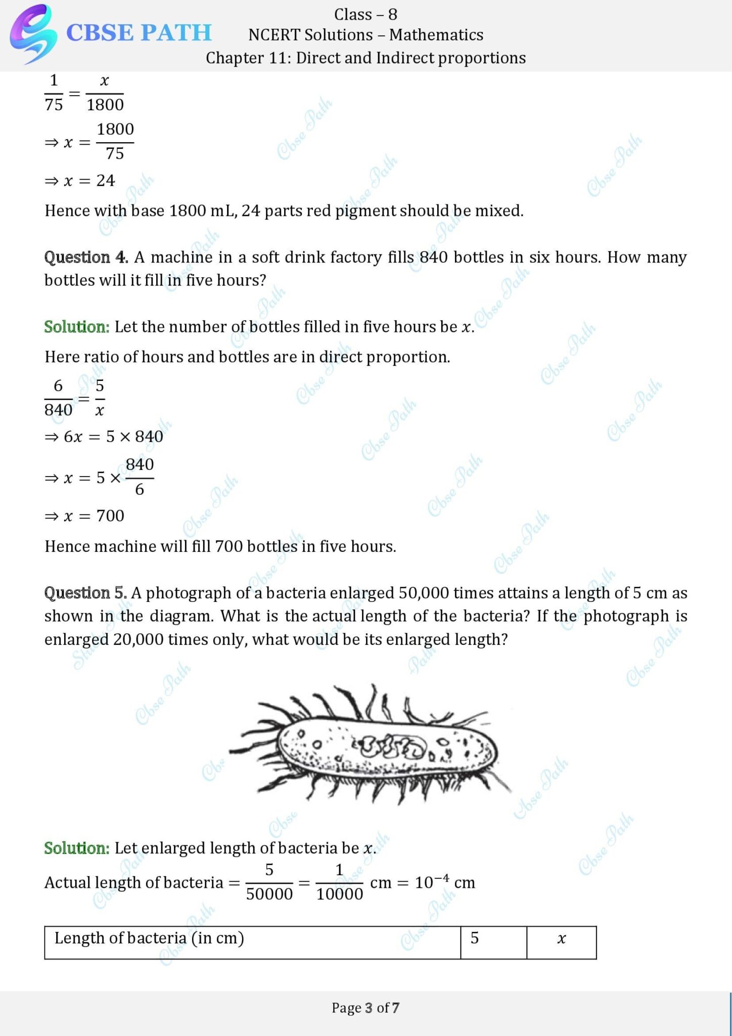 Ncert solutions for class 8 maths exercise 11 1 direct and inverse
